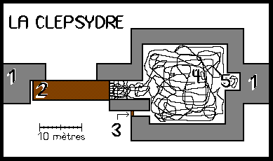 Kauffaure : plan de la Clepsydre...