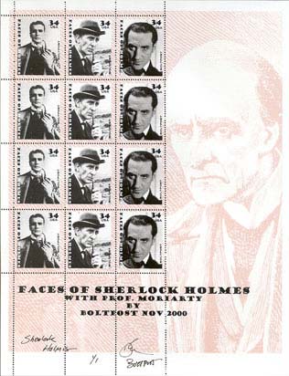 Timbre Sherlock Holmes - Grande Bretagne - faux - 2000...